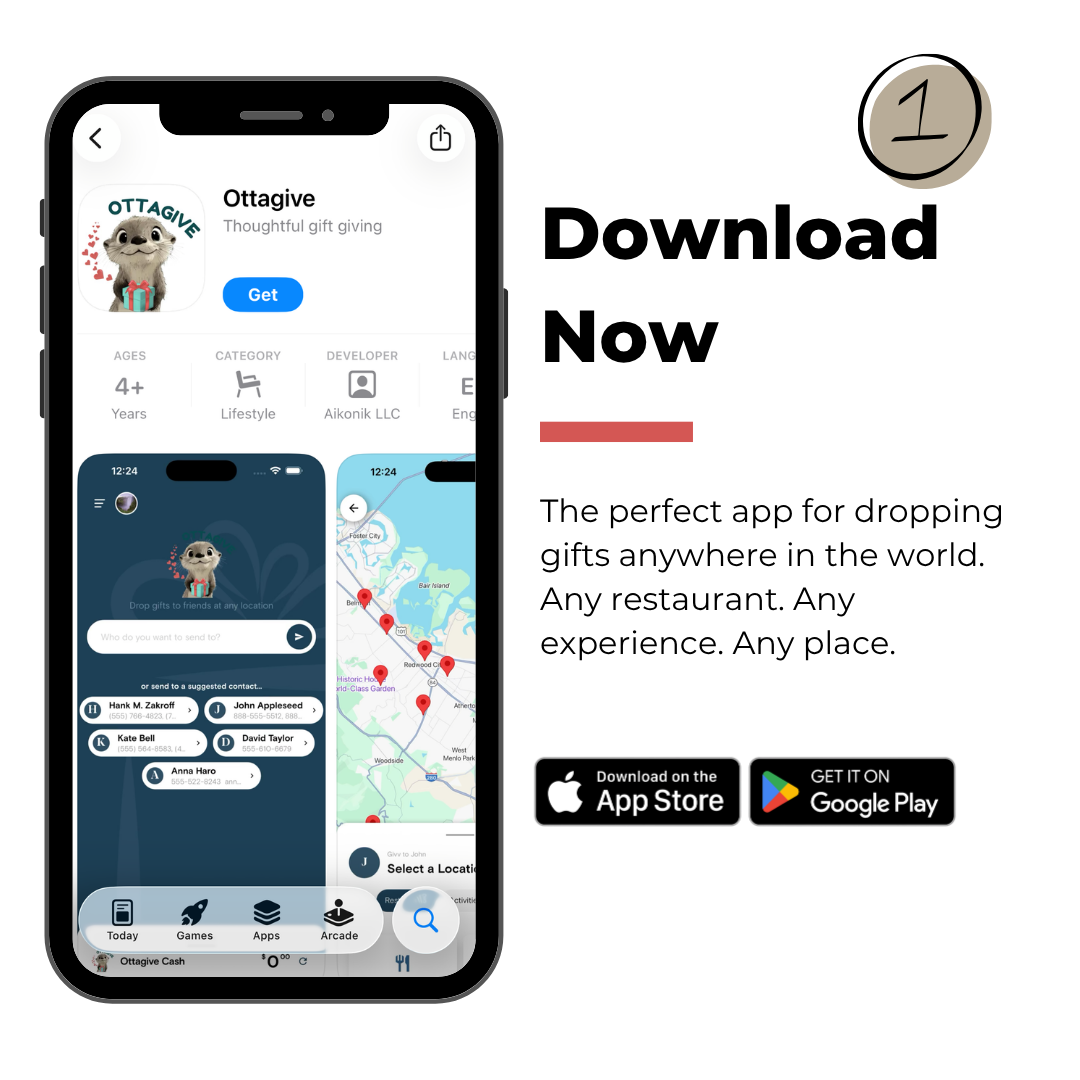 Ottagive app download screen
