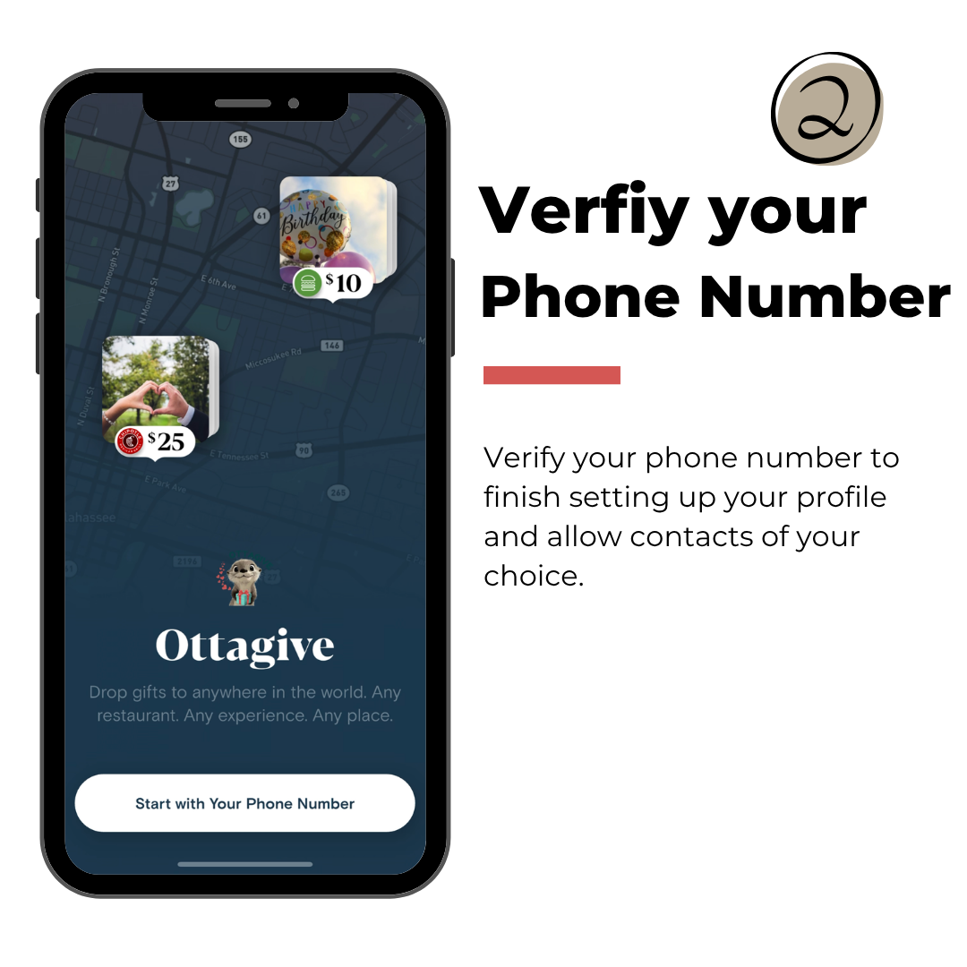 Phone verification screen